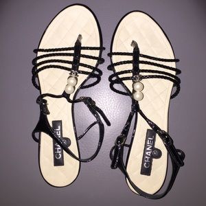 Authentic Chanel sandals